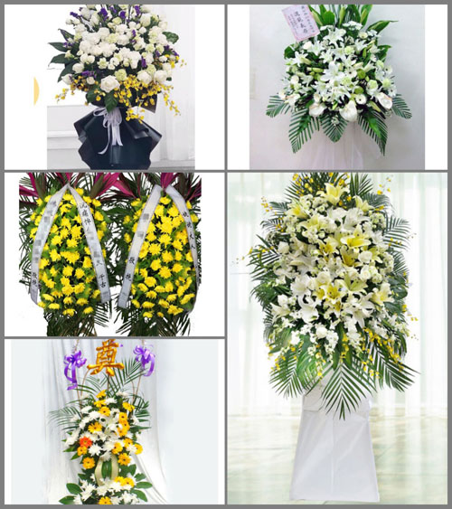 西藏林芝朗县金东乡白事花篮预定